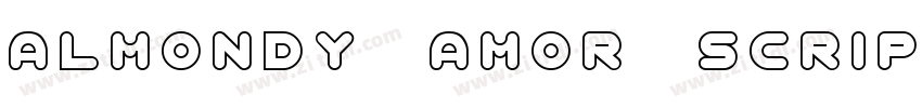 Almondy Amor Scrip字体转换